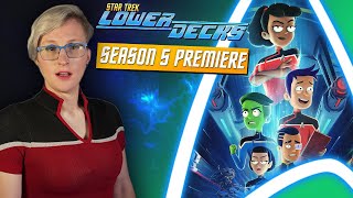 Star Trek Lower Decks SEASON 5 PREMIERE Review [upl. by Dynah]