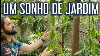 VISITANDO UM JARDIM SECRETO  PLANTAS RARÍSSIMAS [upl. by Hulda]