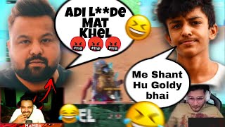 Goldy Bhai Angry 😡 on Adi 😂 Mamba And Rebel Reaction 🤣  8bit Mamba  8bit Goldy  Soul Highlight [upl. by Aeynod]