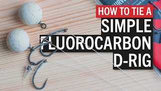 How To Tie a Simple Fluorocarbon DRig  Cygnet Tackle  5 for 4 [upl. by Anora]