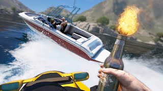 GTA 5  Fire Bottle amp Funny Ragdolls ep5 [upl. by Adnohser]