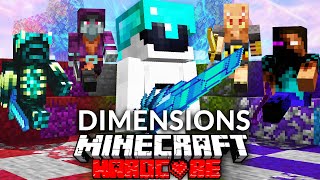 100 Players Simulate DIMENSIONS in Minecraft [upl. by Suaeddaht987]