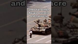 1989 Tiananmen Square protests and massacre ytshortsvideo facts tiananmensquare china info [upl. by Agathy878]