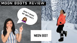 Moon Boot Review  Sizing  Mod shots [upl. by Ellehcer]