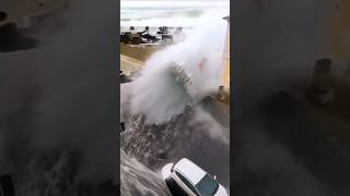 Marina di Pisas in Italy Massive Wave Crash Natures Unstoppable Power Revealed [upl. by Alvita]