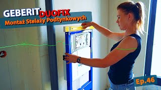 GEBERIT DuoFix  Montaż stelaży podtynkowych  Epizod 46 [upl. by Eixam]