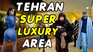 IRAN TEHRAN The Most Super Luxury Area Walking Tour 2024 walking [upl. by Aglo357]