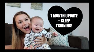 7 MONTH UPDATE  FERBER METHOD SLEEP TRAINING [upl. by Udall]