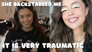 Valkyrae SHARES how her Ex Boyfriends sister MADE FUN of her white eyeshadow look [upl. by Idissak668]