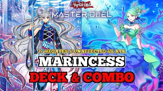 3 Negates amp Unaffected 4k  MARINCESS  Deck amp Combo Guide  YuGiOh Master Duel [upl. by Ayama229]