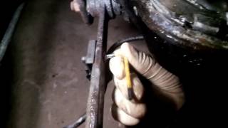 Mercedes W210 Rear Right Toe Arm replacement Задний правый рычаг схождения [upl. by Kcirrez]