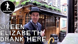 Ye Olde Mitre Pub  Where Queen Elizabeth drank  London [upl. by Archie914]