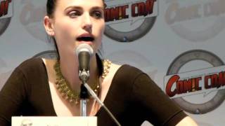 Comic Con France 2011  Merlin  Katie McGrath on evil Morgana [upl. by Shadow]