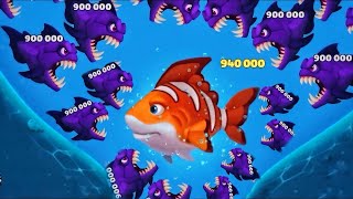 Fishdom minigame ads Level 17 hungry fishes fishdom gaming [upl. by Nnaylrebmik]