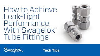 How to Achieve LeakTight Performance With Swagelok® Tube Fittings [upl. by Hyacinthia817]