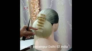 Iron Technique Craft Element Creative Hairstyling Raja Jafri Hair Design Academy Delhi16 March 2023 [upl. by Aluor]