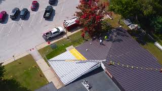 Swanton School Babcock Building Roof Project Sumer 2024 [upl. by Rotsen870]