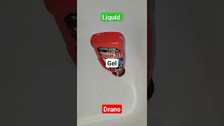 liquid gel Drano diy thedailydiyguy clearingclogs [upl. by Raynah]