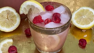 Raspberry lemonade refreshing drink [upl. by Sonnie]