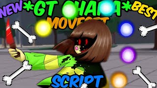 NEW💪Roblox tsb script  GT Chara Moveset  Custom SFX amp VFX  OP ability  5th ability  Respawn🔴 [upl. by Barb]