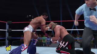 Brian Pillman Vs British Bulldog Wwe 2k23 [upl. by Benedic]