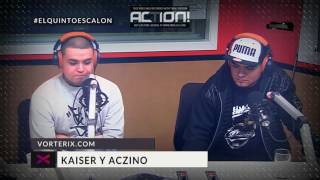 Aczino y Kaiser hablan sobre la salida de Kodigo de Sudametrica  Radio el Quinto Escalón [upl. by Ettesyl]