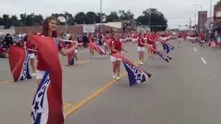 Millard South Color Guard Millard Days Parade 2015 [upl. by Hedaza]