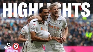 Swansea City v Bristol City  Highlights [upl. by Einahteb]