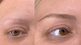 Microblading treatment by PMU Master Mersy [upl. by Yblocaj191]