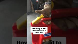 Dispensing with a SureCan is almost too easyfeedyourmachines surecanusa surecan outdoors [upl. by Ayetal]