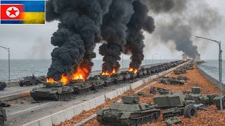 1 MINUTE AGO Massive Ukrainian Attack on Crimean Bridge Cuts Off Elite North Korean Reinforcements [upl. by Boru40]