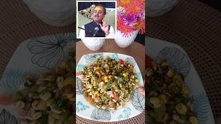 Acharya Manishs Healthy Sprouts chaat Breakfast Recipe short breakfast sprout health celebrity [upl. by Aunson]