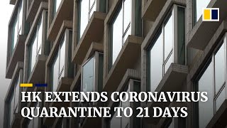 Coronavirus Hong Kong extends hotel quarantine for overseas arrivals to 21 days [upl. by Eugenio]