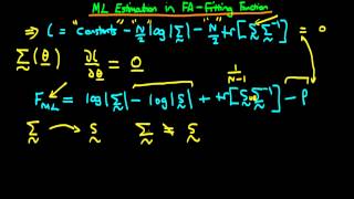 Maximum likelihood estimation of factor analysis models  fitting function [upl. by Eelloh]