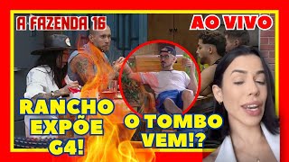 🔴RANCHO EXPÕE G4  LARISSA ACABA COM GIZELLY FERNANDO NÃO ESCAPA afazenda16 [upl. by Neely414]