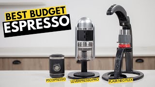 BUDGET ESPRESSO SHOWDOWN Wacaco Picopresso Flair Neo Flex and Hugh Leverpresso [upl. by Carleton]