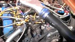 update video 460 turbo big block sleeper maverick s475 single 73 grabber street car blow thru carb [upl. by Publias]