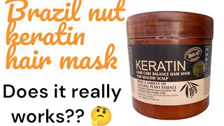 Brazil Nut Hair Mask Review  Does it Really Nourish amp Repairquot [upl. by Ahseki821]