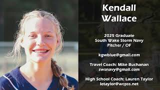 Kendall Wallace  Skills Video  2025 Grad  Pitcher OF [upl. by Ebner]