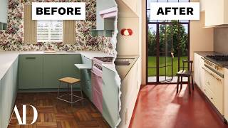 3 Interior Designers Transform The Same Dated 60s Kitchen  Space Savers  Architectural Digest [upl. by Ppik]