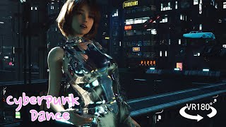 VR 180 3D SciFi city  Dance [upl. by Jeni]