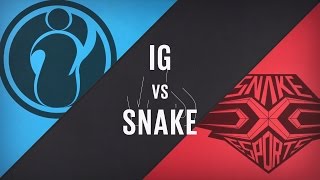 【LPL春季賽】第9週 IG vs SNAKE 2 [upl. by Demmahum]