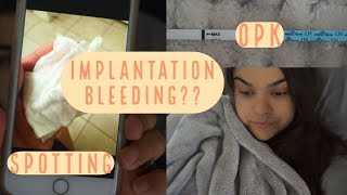 Is it implantation bleeding or discharge Is implantation normal [upl. by Erbua709]