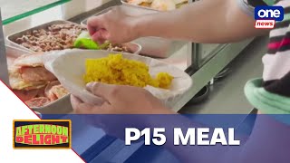 Afternoon Delight  QC eatery offers meal for P15 [upl. by Fiel]