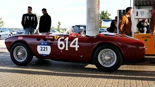 Mille Miglia 2019 Day 1  Ferrari 340 and second petrol stop [upl. by Airdnazxela]