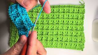 Crochet 🧶 no327 Waffle stitch [upl. by Akirdna]