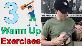 Learn 3 Exercises for Warming Up on Ukulele  Intermediate Level [upl. by Dnaltiac]