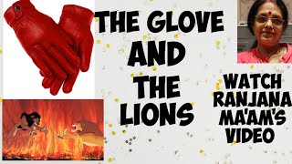 THE GLOVE 🥊 AND THE LIONS Line By Line Explanation With Word MeaningsWatch Ranjana Maams Video [upl. by Emiatej]