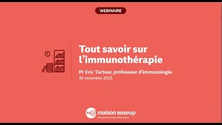 Limmunothérapie  le Pr Tartour répond à vos questions [upl. by Aihsei]