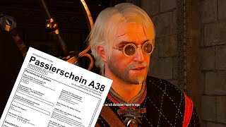 Wir begeben uns in Witcher 3 auf die Suche nach dem Passierschein A38 [upl. by Aicrop61]